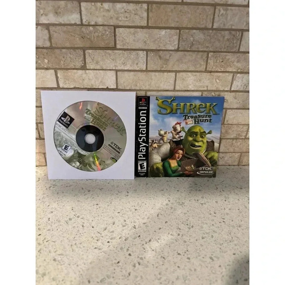 Shrek:‎ Treasure Hunt Playstation PS1 - Picture 1 of 1